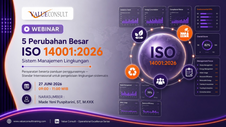 Webinar Tansisi ISO 14001 : 2026 Sistem Manajemen Lingkungan